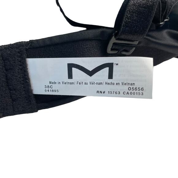 Maidenform Womens Bra Size 38C Black Self Expressions Plunge Push up Bra 5656 - Picture 6 of 10